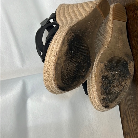 Charles By Charles David Black Wedge Sandals - Picture 6 of 6